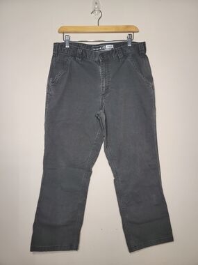 Carhartt Rugged Flex Relaxed Fit Workwear Pant Gravel Gray 35 Altered 26" Inseam